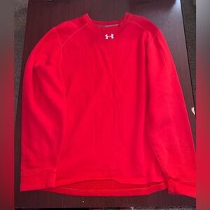 Under Armour Men's Vibrant Red Crewneck Sweater